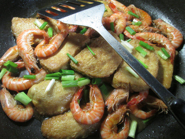 基围虾烧鲜素鸡步骤10
