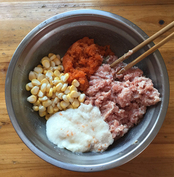 杂蔬玉米肉丸子步骤5