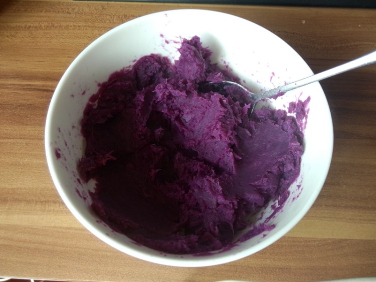 紫薯糯米小麻团#本味步骤2