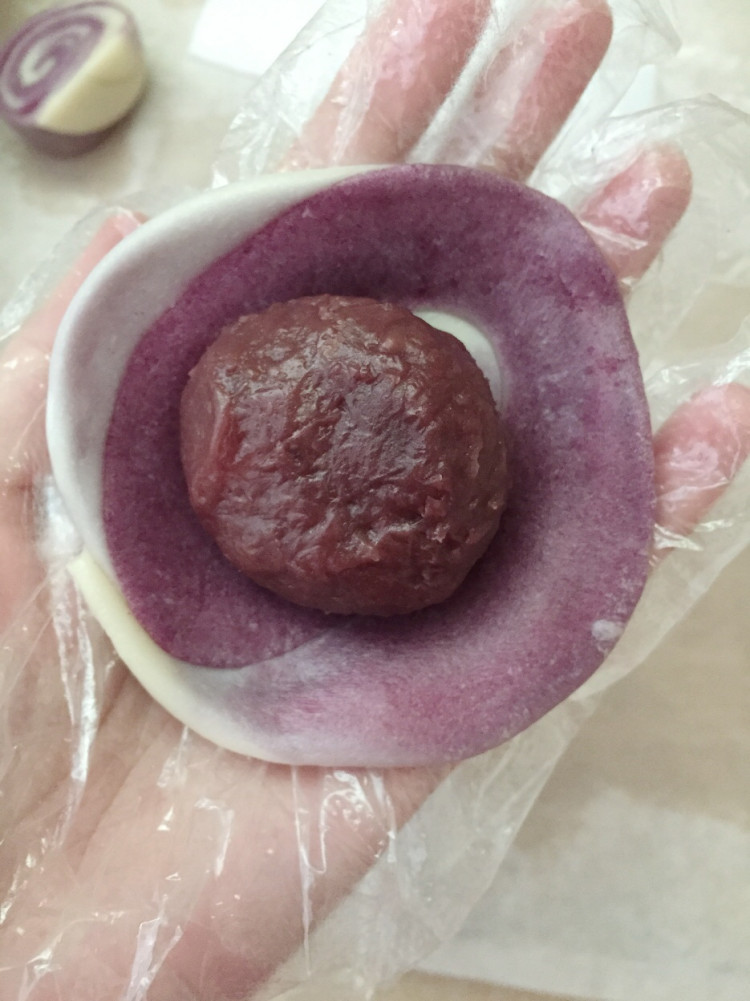麻薯芋头紫薯酥步骤18