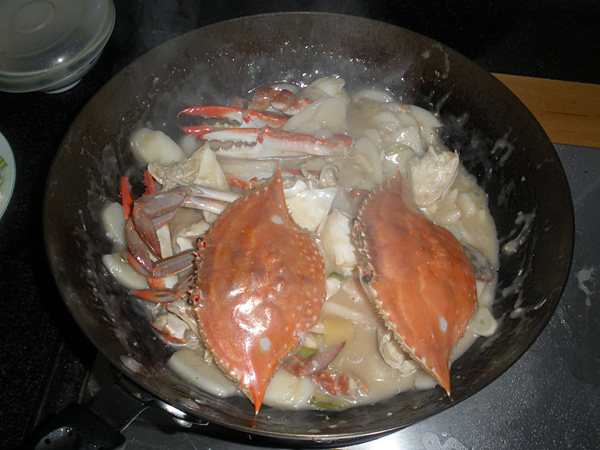 螃蟹炒年糕步骤11