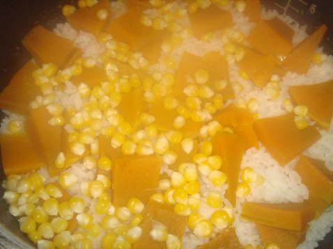南瓜玉米饭步骤4