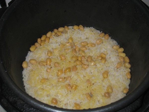 黄豆小米饭步骤4