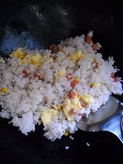 鲜蘑玉米饭步骤7