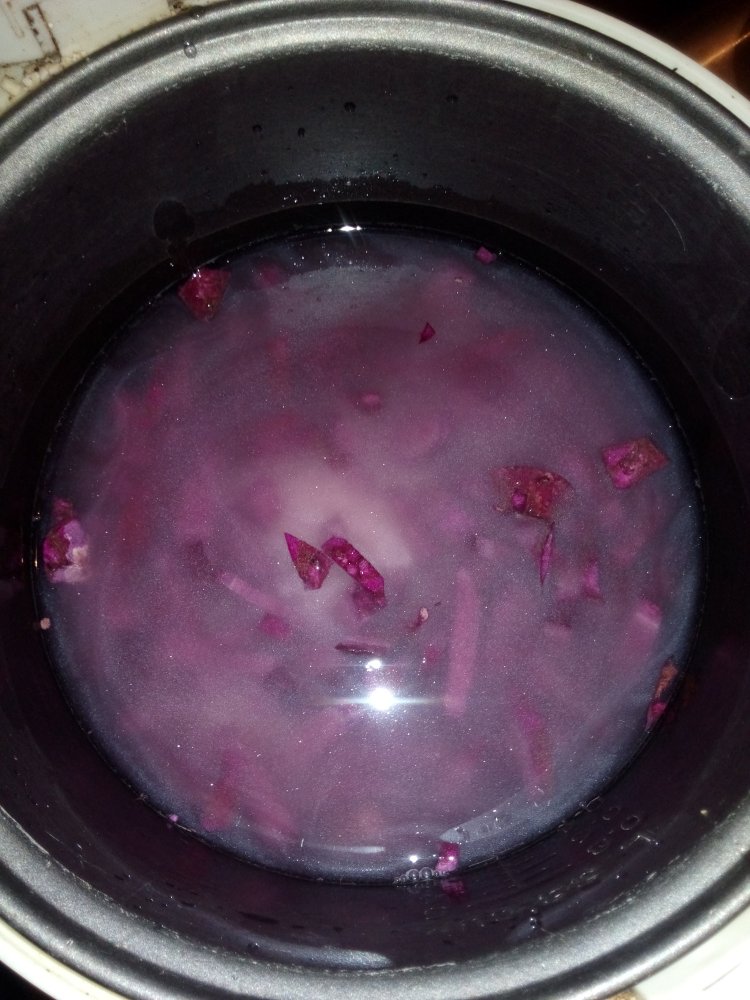 紫薯红枣糯米粥步骤4