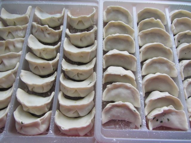 荠菜笋尖猪肉饺步骤14
