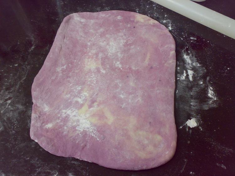 牛奶紫薯馒头步骤7