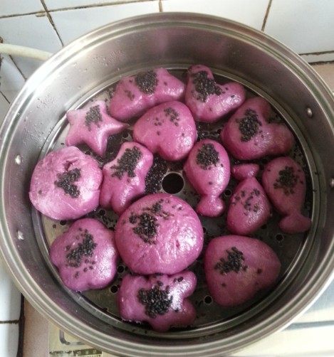 紫薯造型馒头步骤8