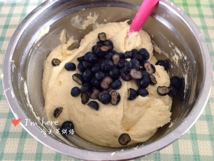 蓝莓柠檬奶酪磅蛋糕步骤11