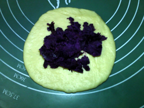紫薯乳酪面包步骤12