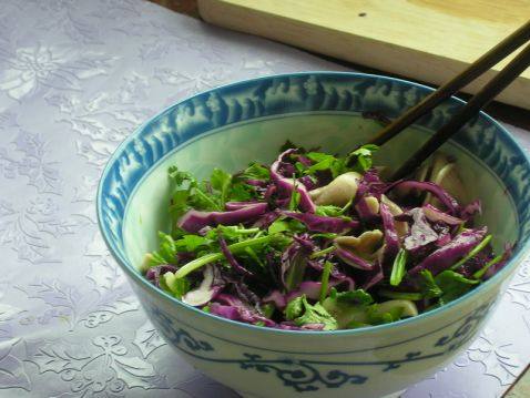 蘑菇紫甘蓝沙拉步骤5