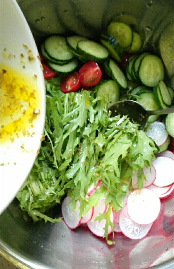低卡瘦身清新蔬菜沙拉步骤9