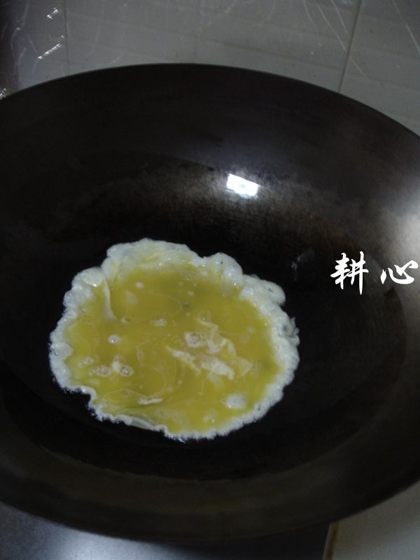 木耳鸡蛋炒圆白菜步骤6