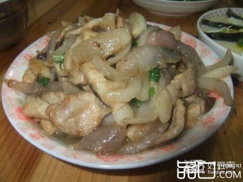 洋葱香菇炒肉片