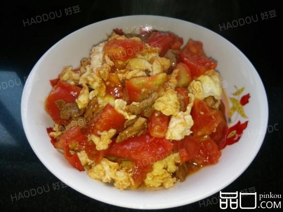 西红柿炒鸡蛋肉