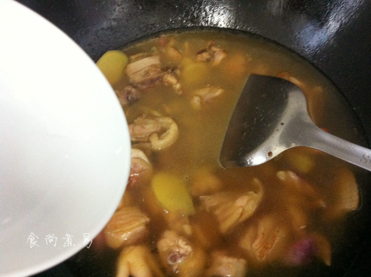 黑糯米酒煲鸡汤步骤8