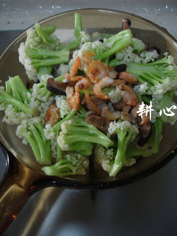 香菇炒松花菜步骤12