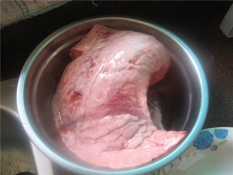 橄榄炖猪肺步骤3