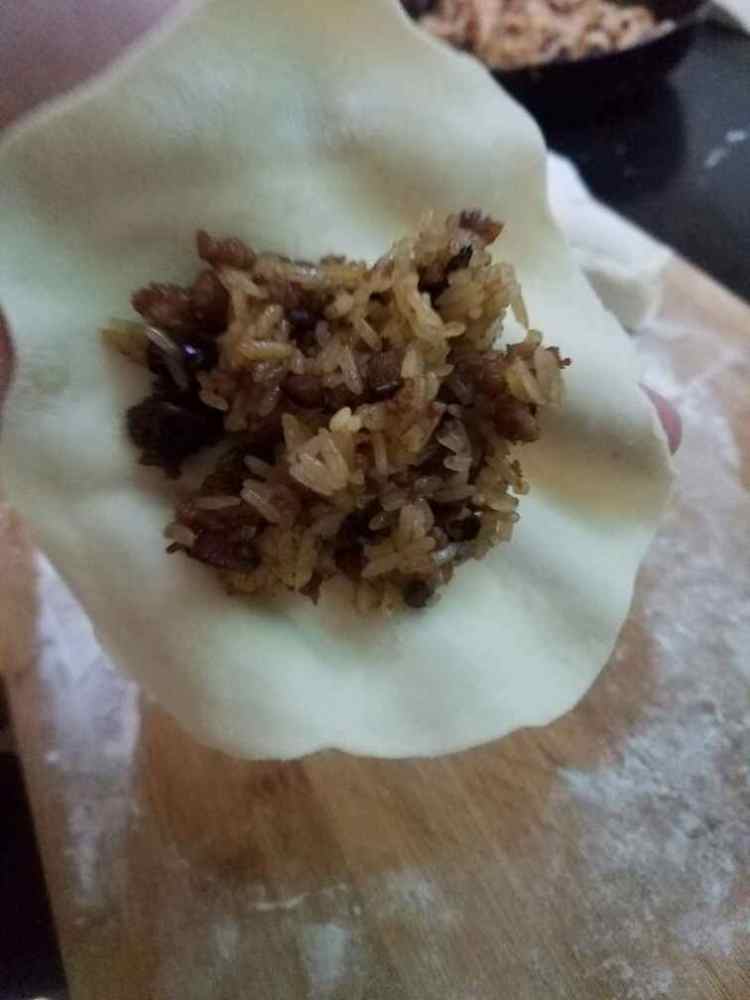 香菇烧麦步骤7
