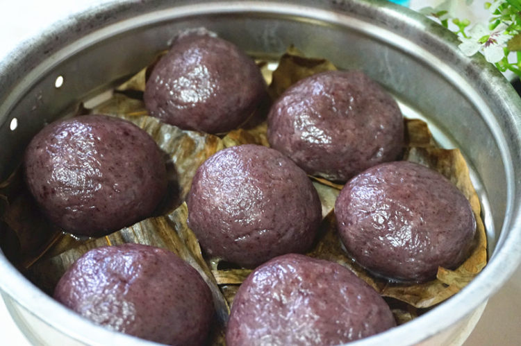 紫米咸肉糍粑步骤9