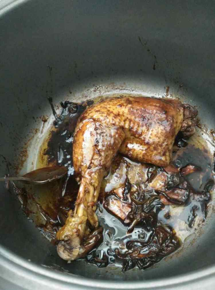 电饭锅版烤鸡腿步骤8