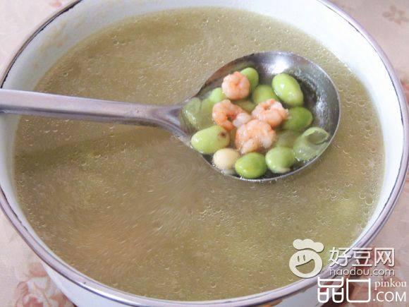 青豆虾仁汤