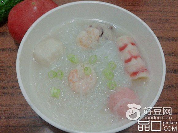 虾仁鱼丸粉丝汤