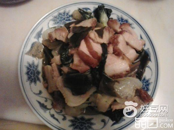 白菜烧肉炒海带