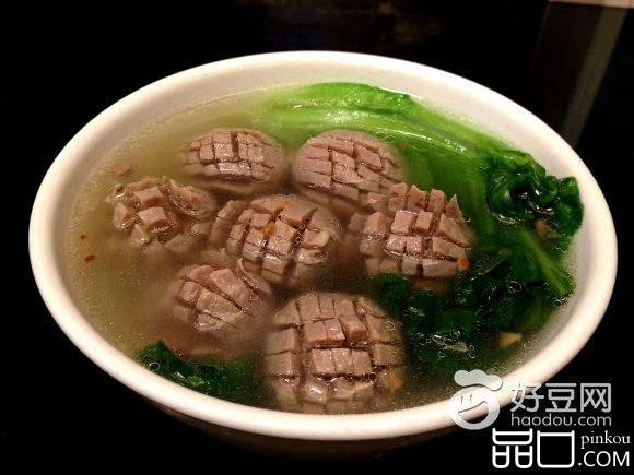 生菜牛肉丸汤