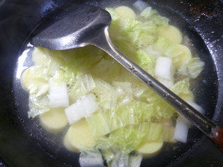 虾仁大白菜豆腐汤步骤10