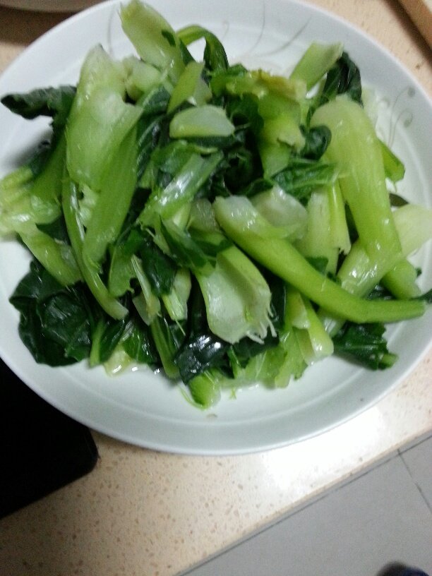 虾仁油菜步骤4
