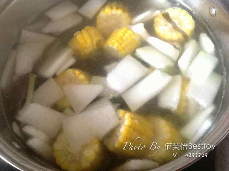 冬瓜海带玉米子排汤步骤9