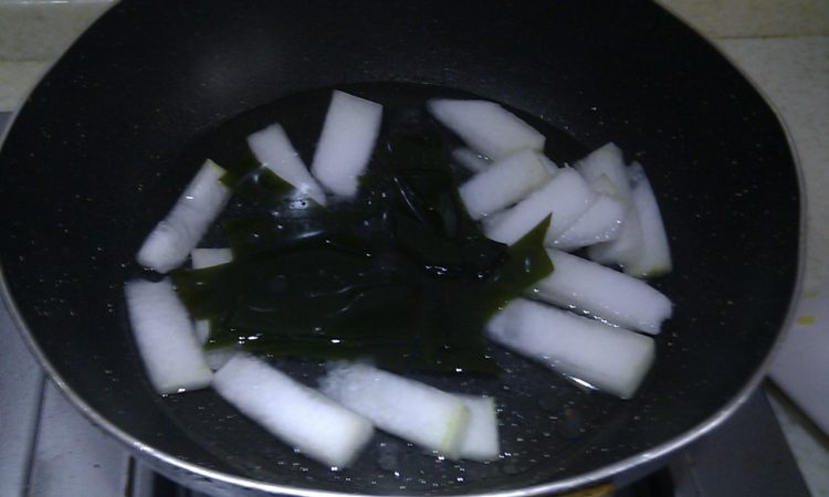 冬瓜海带小虾米步骤6