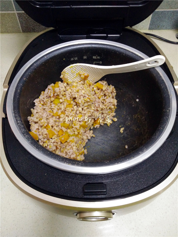 红粳米南瓜饭步骤9