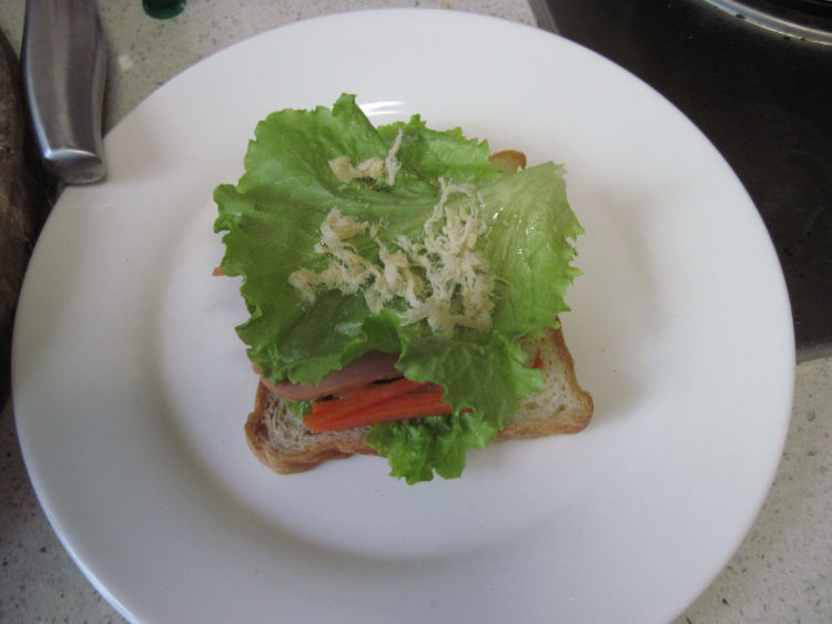 玉米生菜三明治步骤11