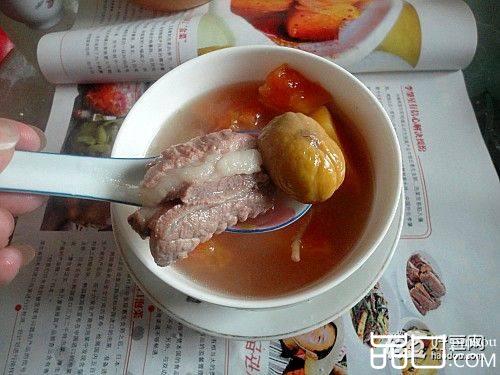 木瓜栗子排骨汤