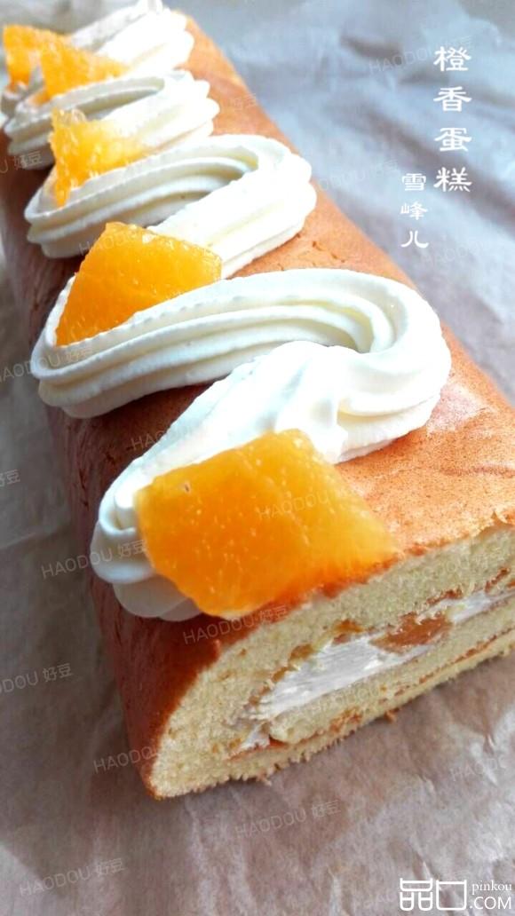 橙香奶油蛋糕卷