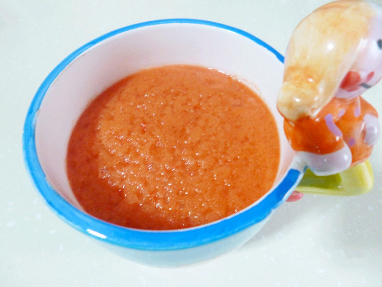 红甜椒苹果汁步骤5