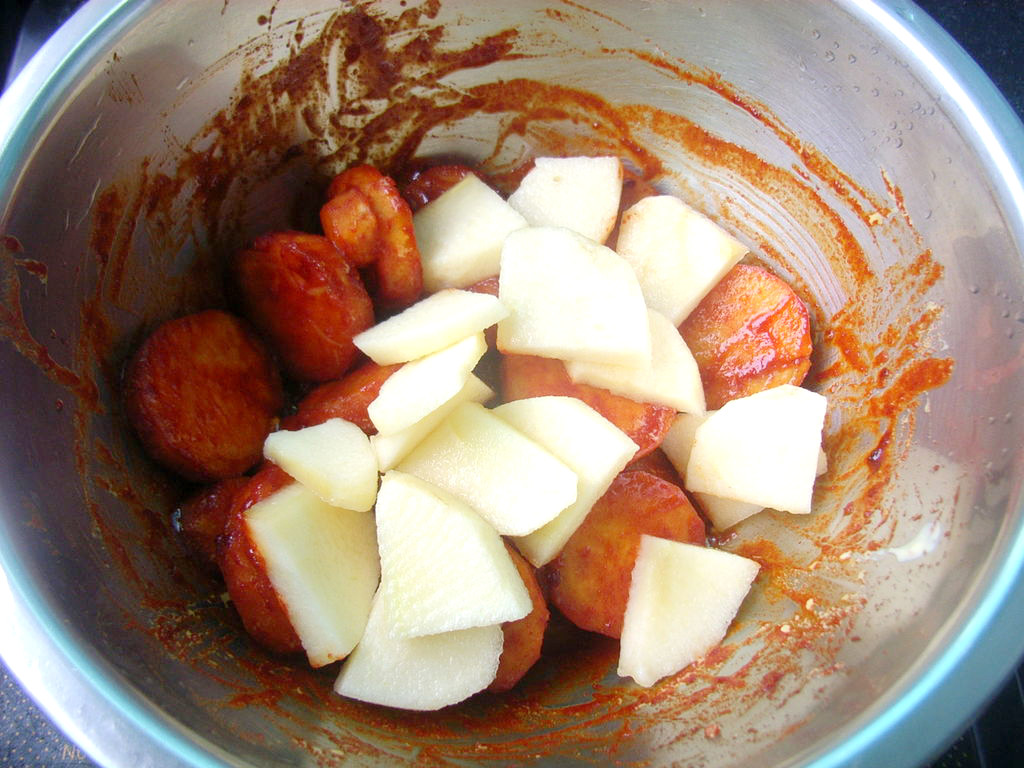 苹果烤红薯步骤6