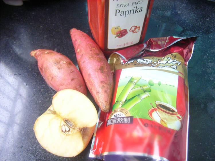 苹果烤红薯步骤1