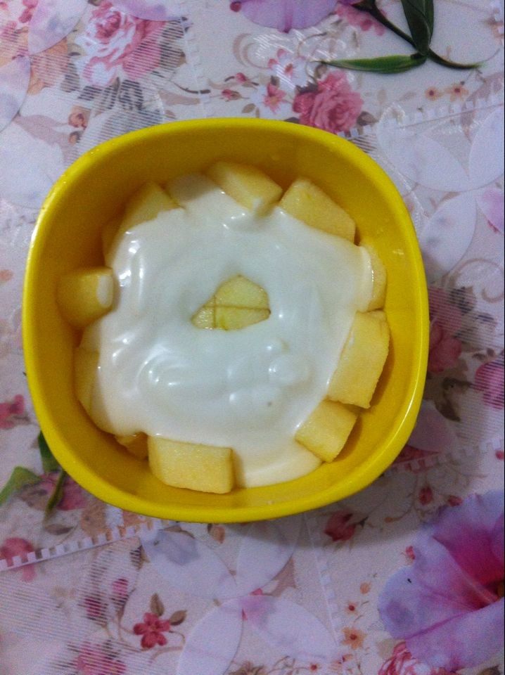酸奶苹果步骤3