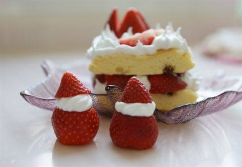 夹心奶油草莓蛋糕步骤9