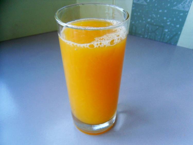 果肉橙汁步骤6