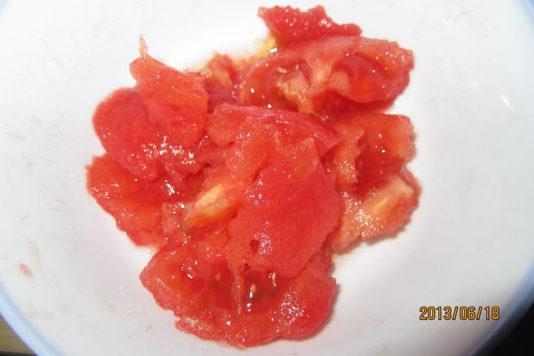 番茄西瓜汁步骤1