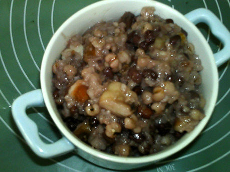 菱角红豆薏苡糯米饭步骤8