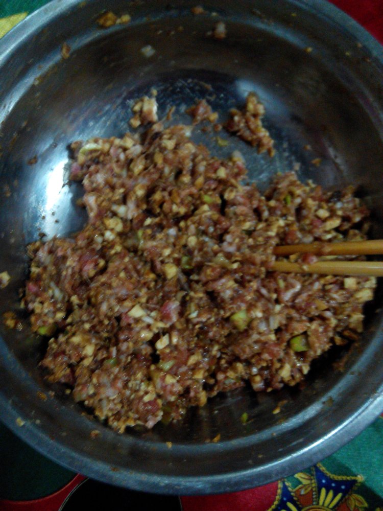 糯米豆腐肉丸子步骤6