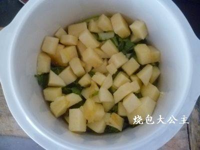 苹果青菜粥步骤6