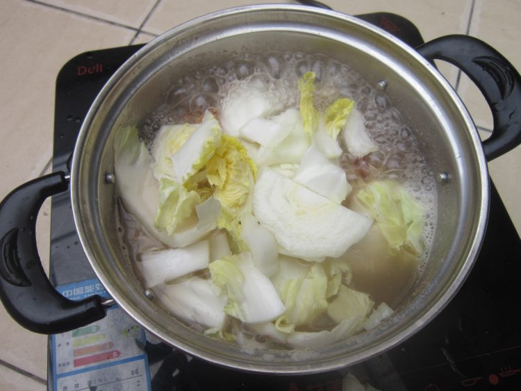 大白菜面汤步骤5