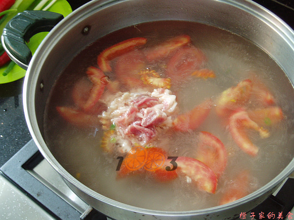 花蛤番茄煮面条步骤5
