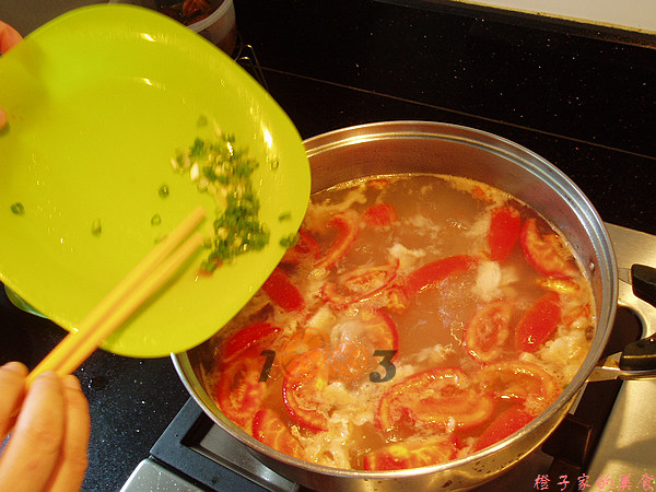 花蛤番茄煮面条步骤7
